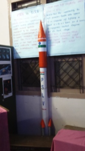 PSLV rocket mock-up